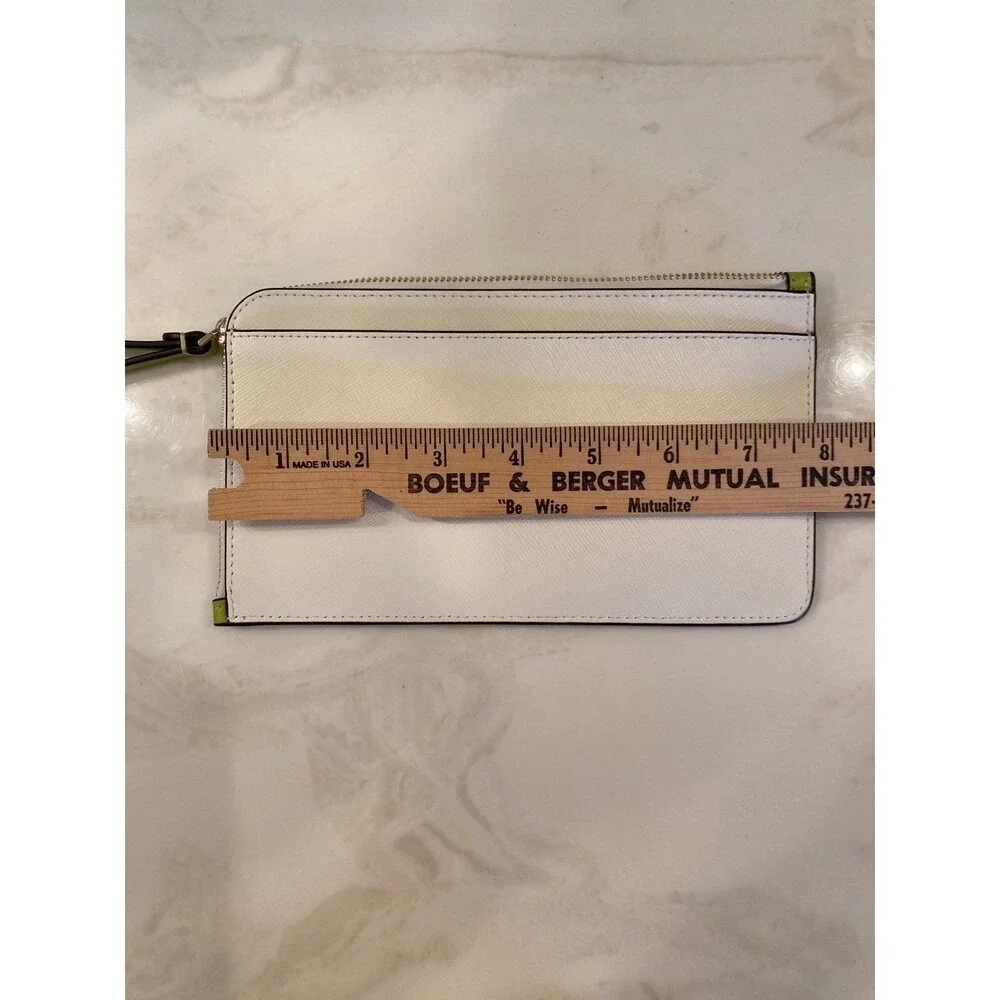 kate spade lime green wristlet